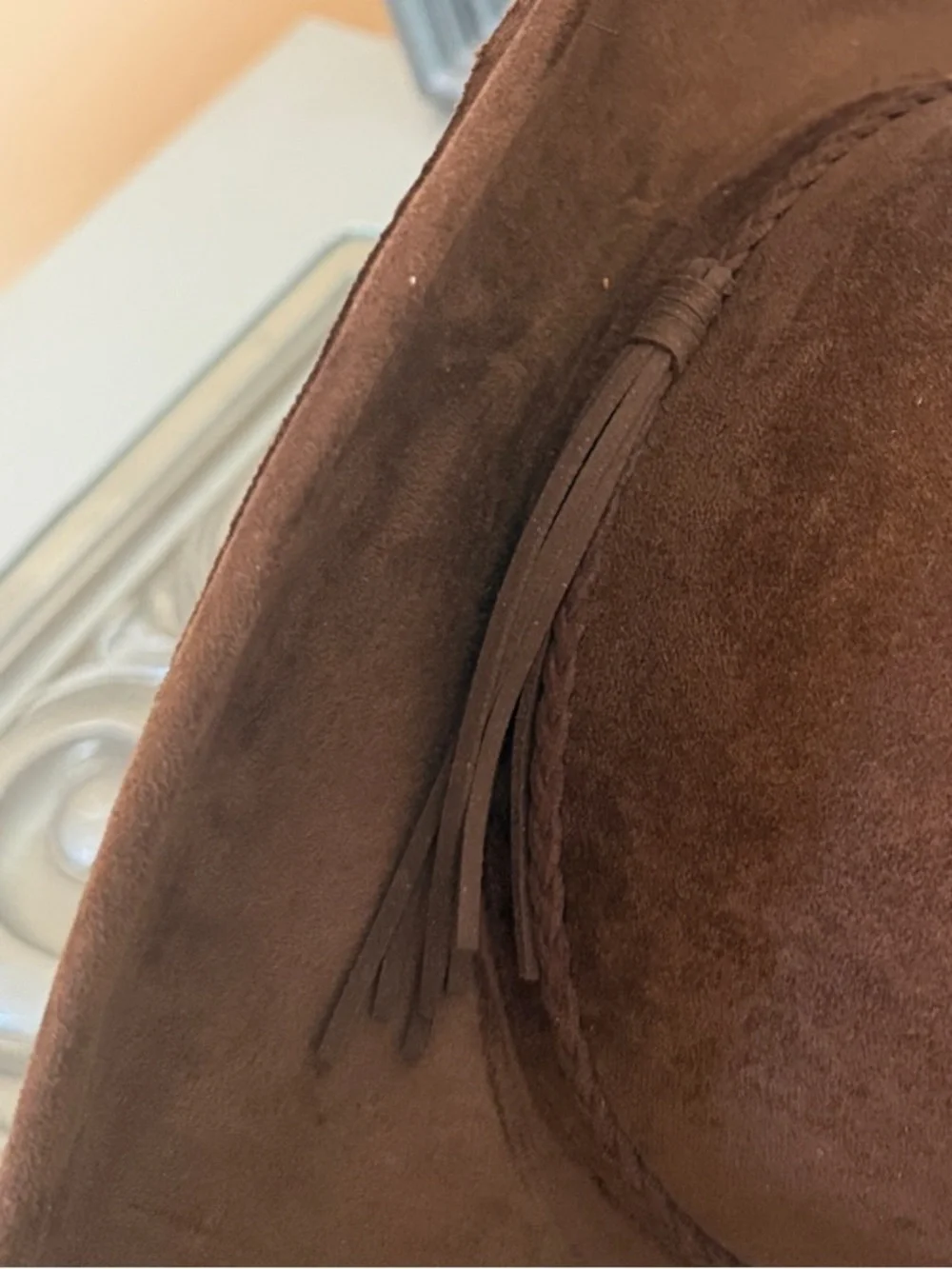 Cattleman Style Brown Faux Suede Velvety Cowboy Hat Western Accessory
